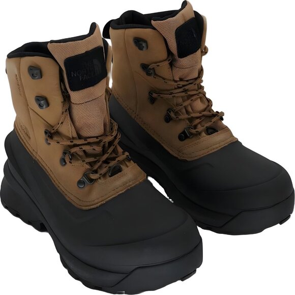 North Face Men's Chilkat V Insulated Snow Boot, Brown/Black, Size 8 - Picture 4 of 6